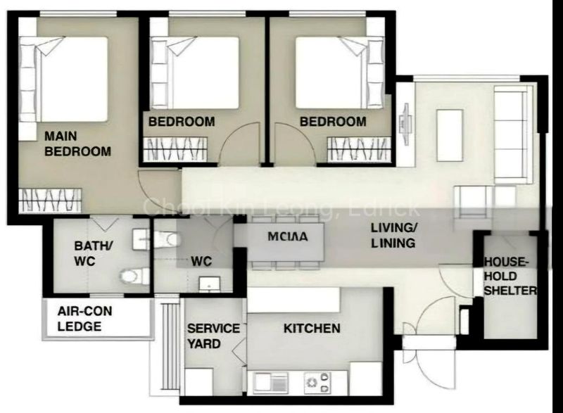 Room (HDB) for Rent in  221A Sumang Lane - Image 6